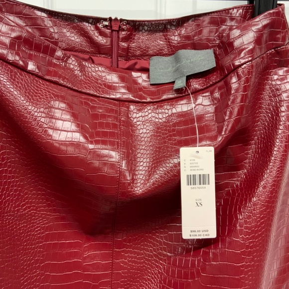Anthropologie Sunday in Brooklyn Maxine Faux Leather Pencil Skirt - Picture 11 of 14